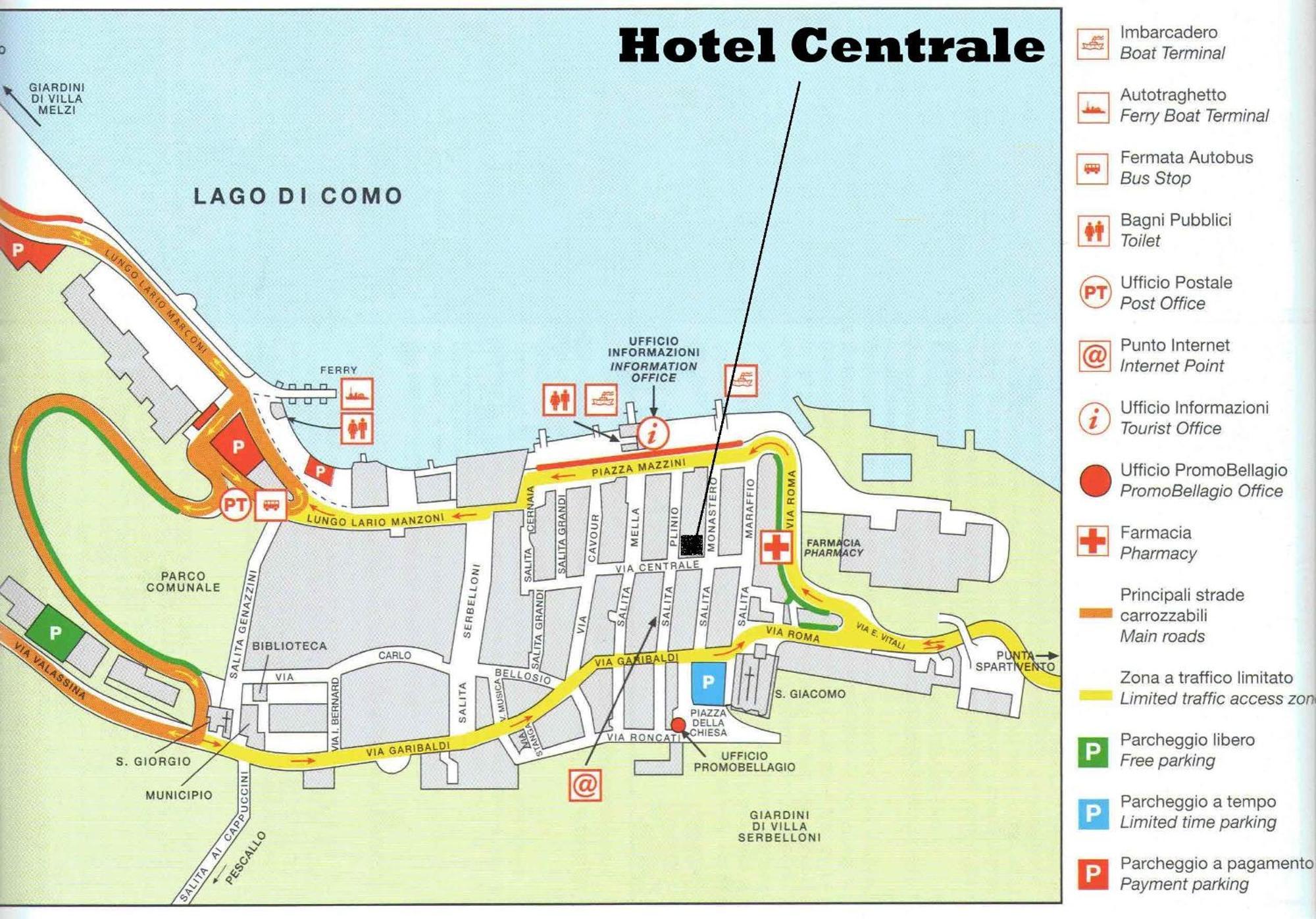 Hotel Centrale Bellagio Luaran gambar